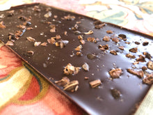 Load image into Gallery viewer, 71% w/ Cacao Nibs &amp; Alaskan Sea Salt (Organic, Fair Trade Chocolate Bar)